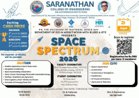 SPACE SPECTRUM 2026 Technical Fest Poster